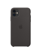 Apple Silikon Case (iPhone 11) schwarz