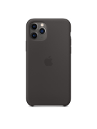 Apple Silikon Case (iPhone 11 Pro) schwarz