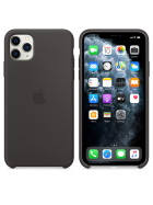Apple Silikon Case (iPhone 11 Pro Max) schwarz