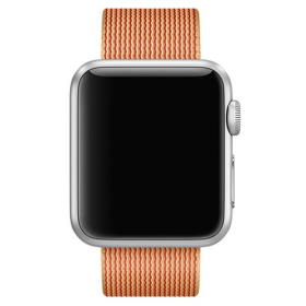 Apple Woven Nylon 38/40/41 mm Gold/Red (Spring/2016) - Apple Watch Armband (MM9R2ZM/A)