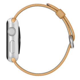 Apple Woven Nylon 38/40/41 mm Gold/Red (Spring/2016) - Apple Watch Armband (MM9R2ZM/A)
