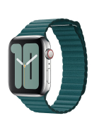 Apple Leather Loop 42/44/45 mm Peacock (Spring/2020) LARGE - Apple Watch Armband (MXPN2ZM/A)