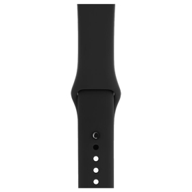 Apple Sport Band 42/44/45 mm Black (1st Gen/Space Gray Pin) (Spring/2015) - Apple Watch Armband (MJ4N2ZM/A)