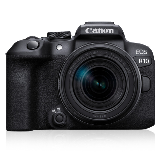 Canon EOS R10 Kit 18-150 mm + EF-EOS R Schwarz