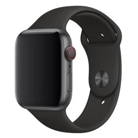Apple Sport Band 42/44/45/49 mm Black / Schwarz XL (Fall/2018) - Apple Watch Armband (MU9L2ZM/A)