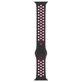 Apple Nike Sport Band 38/40/41 mm Black / Pink Blast (Fall/2019) - Apple Watch Armband (MWU72ZM/A)